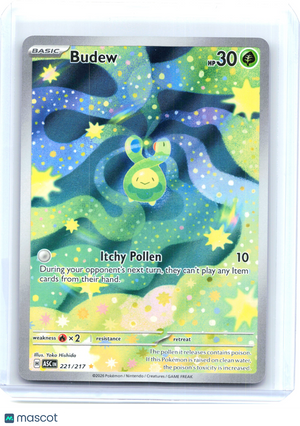 2026 Pokemon—Budew #221/217 Ascended Heroes—Illustration Rare Holo