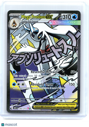 2026 Pokemon—Mega Froslass ex #265/217 Ascended Heroes—Mega Attack Rare Holo