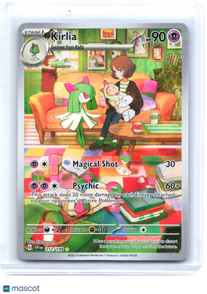 2023 Pokemon—Kirlia #212/198 Scarlet & Violet Base Set—Illustration Rare Holo
