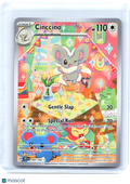 2024 Pokemon—Cinccino #183/162 Temporal Forces—Illustration Rare Holo