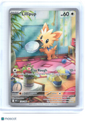 2025 Pokemon—Lillipup #154/086 White Flare—Illustration Rare Holo
