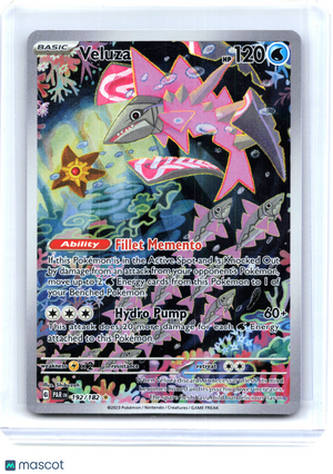 2023 Pokemon—Veluza #192/182 Paradox Rift—Illustration Rare Holo