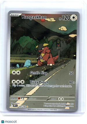 2025 Pokemon—Kangaskhan #204/182 Destined Rivals—Illustration Rare Holo