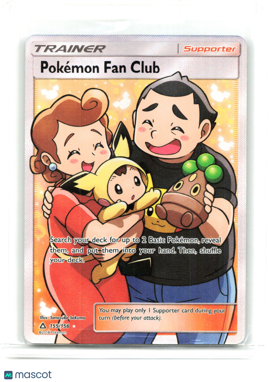 2018 Pokemon—Pokemon Fan Club #155/156 Ultra Prism—Ultra Rare Holo