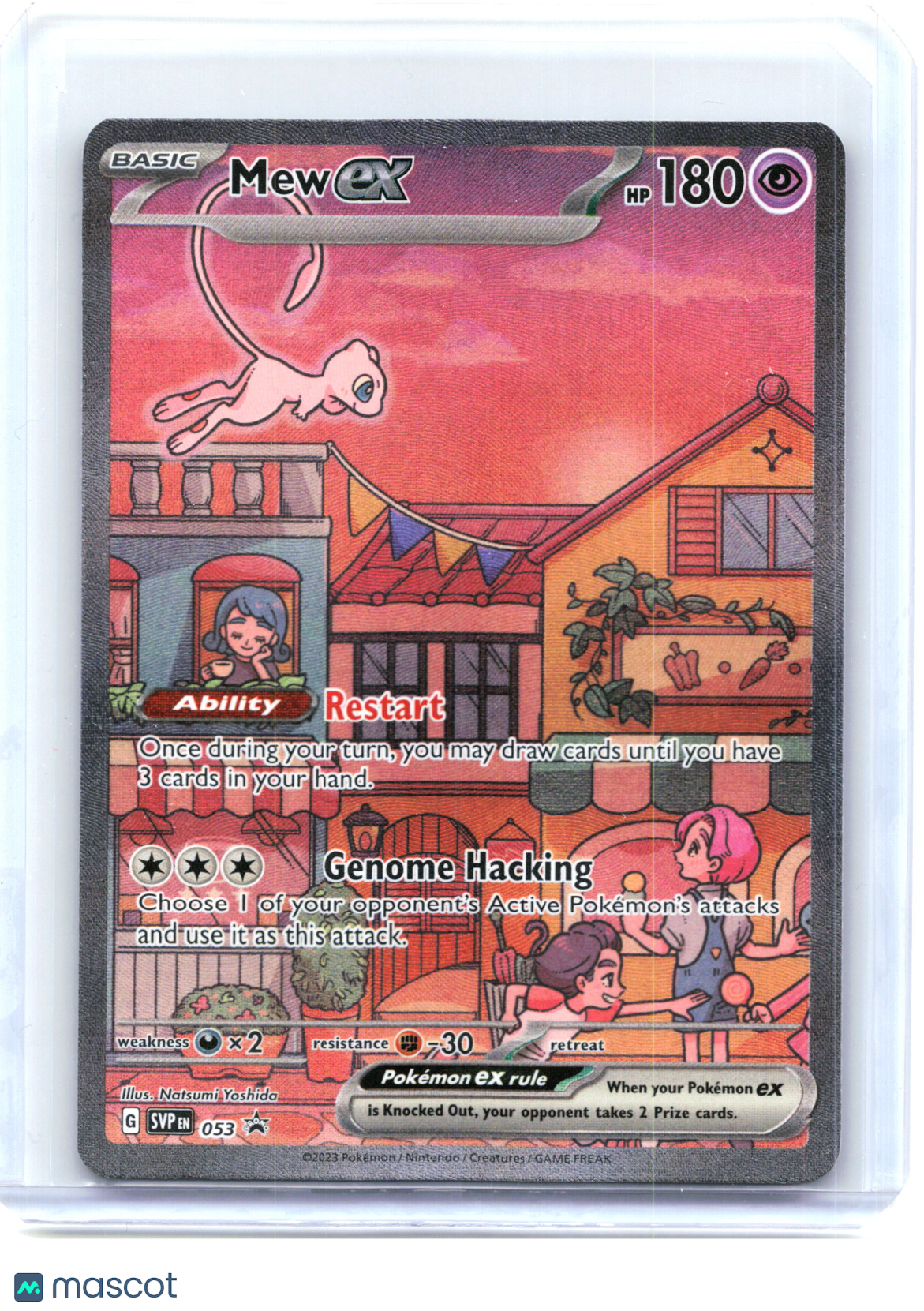 2023 Pokemon—Mew EX #053 Scarlet & Violet Promo Cards—Black Star Promo Holo