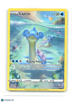 2023 Lapras #GG05/GG70 Crown Zenith: Galarian Gallery—Ultra Rare Holo [LP]