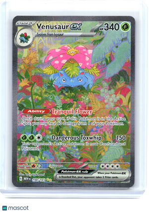 2023 Venusaur ex #198/165 Scarlet & Violet 151—Special Illustration Rare [LP]