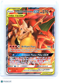 2019 Charizard & Braixen GX #22/236 Cosmic Eclipse—Ultra Rare Holo [MP]