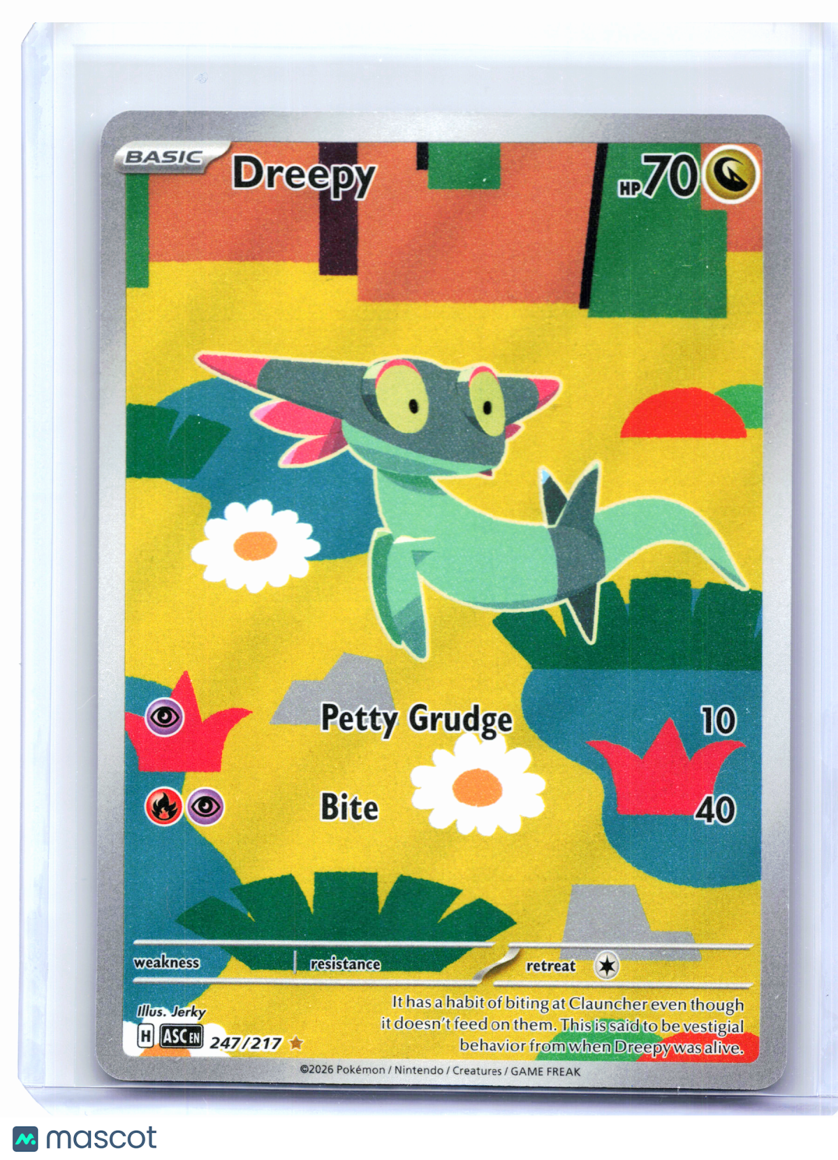 2026 Pokemon—Dreepy #247/217 Ascended Heroes—Illustration Rare Holo
