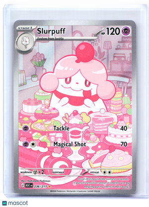 2026 Pokemon—Slurpuff #236/217 Ascended Heroes—Illustration Rare Holo