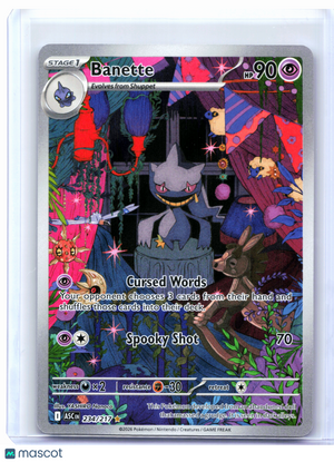 2026 Pokemon—Banette #234/217 Ascended Heroes—Illustration Rare Holo