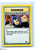 2000 Pokemon—Here Comes Team Rocket! #15/82 Team Rocket—Holo Rare [LP]