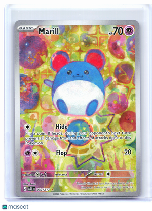 2026 Pokemon—Marill #232/217 Ascended Heroes—Illustration Rare [Lightly Played]