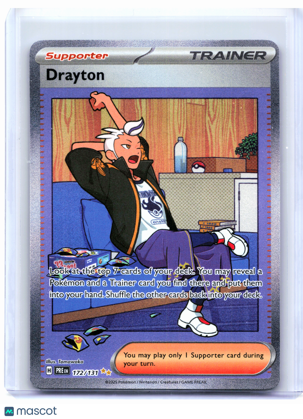 2025 Pokemon—Drayton #172/131 Prismatic Evolutions—SIR Holo [Lightly Played]