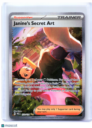 2025 Pokemon—Janine's Secret Art #173/131 Prismatic Evolutions—SIR Holo [LP]