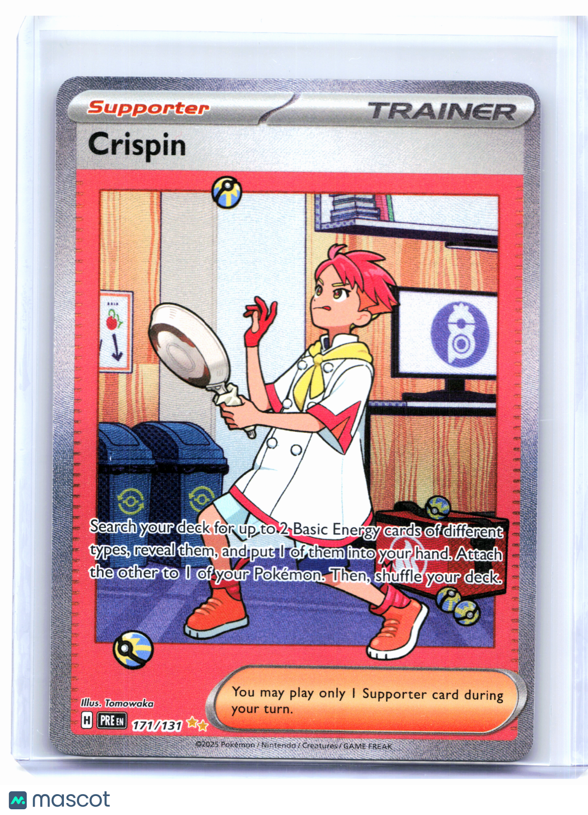 2025 Pokemon—Crispin #171/131 Prismatic Evolutions—SIR Holo [Lightly Played]