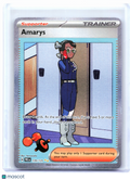 2025 Pokemon—Amarys #170/131 Prismatic Evolutions—SIR Holo [Damaged]