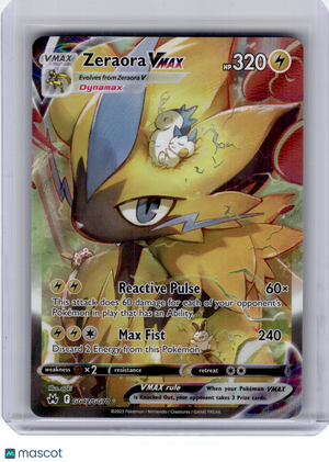 2023 Pokemon—Zeraora VMAX #GG42 Crown Zenith: Galarian Gallery—Ultra Rare Holo