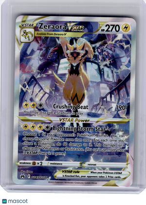 2023 Pokemon—Zeraora VSTAR #GG43 Crown Zenith: Galarian Gallery—Ultra Rare Holo