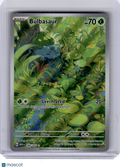 2023 Pokemon—Bulbasaur #166 Scarlet & Violet 151—Illustration Rare Holo