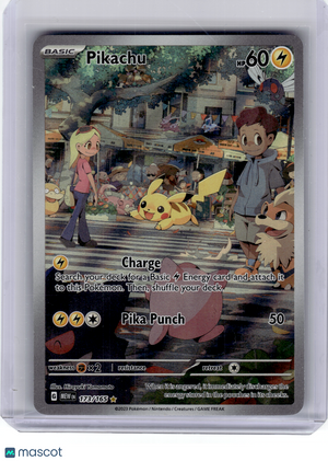 2023 Pokemon—Pikachu #173 Scarlet & Violet 151—Illustration Rare Holo