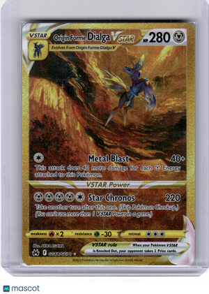 2023 Pokemon—Origin Forme Dialga VSTAR #GG68 Crown Zenith: GG Secret Rare Holo