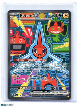 2025 Pokemon—Rotom ex #126/094 Phantasmal Flames—Special Illustration Rare Holo