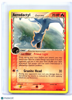 2006 Pokemon—Aerodactyl (Delta Species) #35 Holon Phantoms—Uncommon Nonholo [LP]