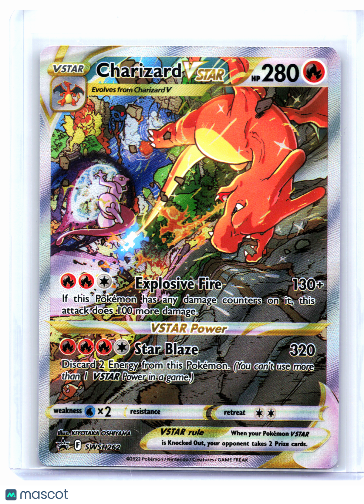 2022 Pokemon—Charizard VSTAR #SWSH262 Sword & Shield—Black Star Promo Holo [LP]