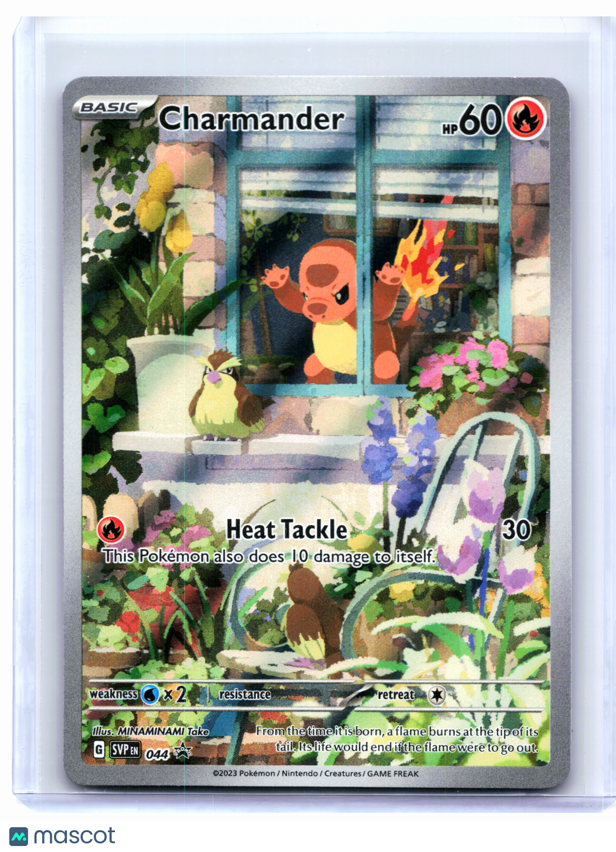 2023 Pokemon—Charmander #044 Scarlet & Violet Promo—Black Star Promo Holo [LP]