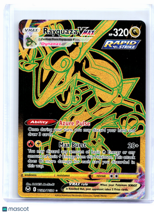 2022 Pokemon—Rayquaza VMAX #TG29 Silver Tempest Trainer Gallery—Secret Rare [MP]