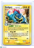 2006 Pokemon—Feraligatr (Delta Species) #2/101 Dragon Frontiers—Holo Rare [MP]