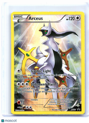 2015 Pokemon—Arceus #XY83 XY Promos—Black Star Promo Holo [Heavily Played]