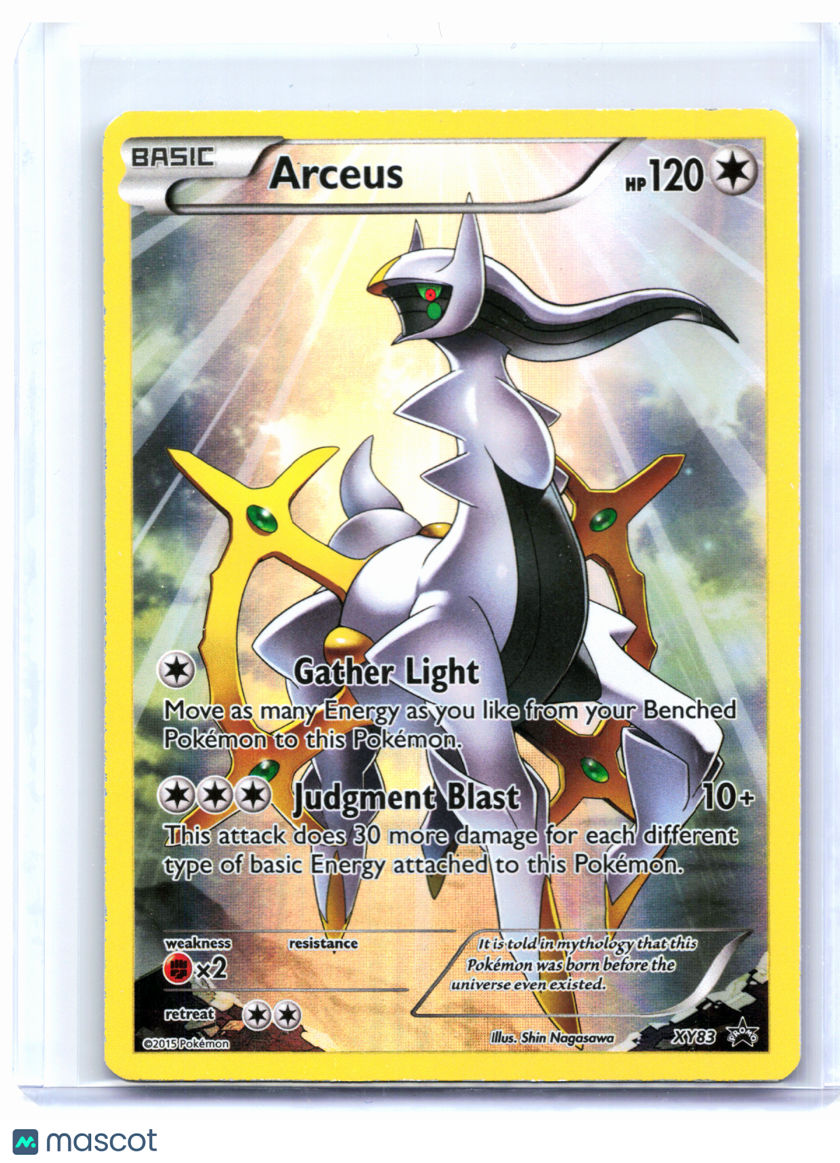 2015 Pokemon—Arceus #XY83 XY Promos—Black Star Promo Holo [Heavily Played]