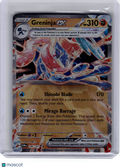 2024 Pokemon—Greninja ex #106/167 MCAP—Double Rare (GameStop Metal Card) [LP]