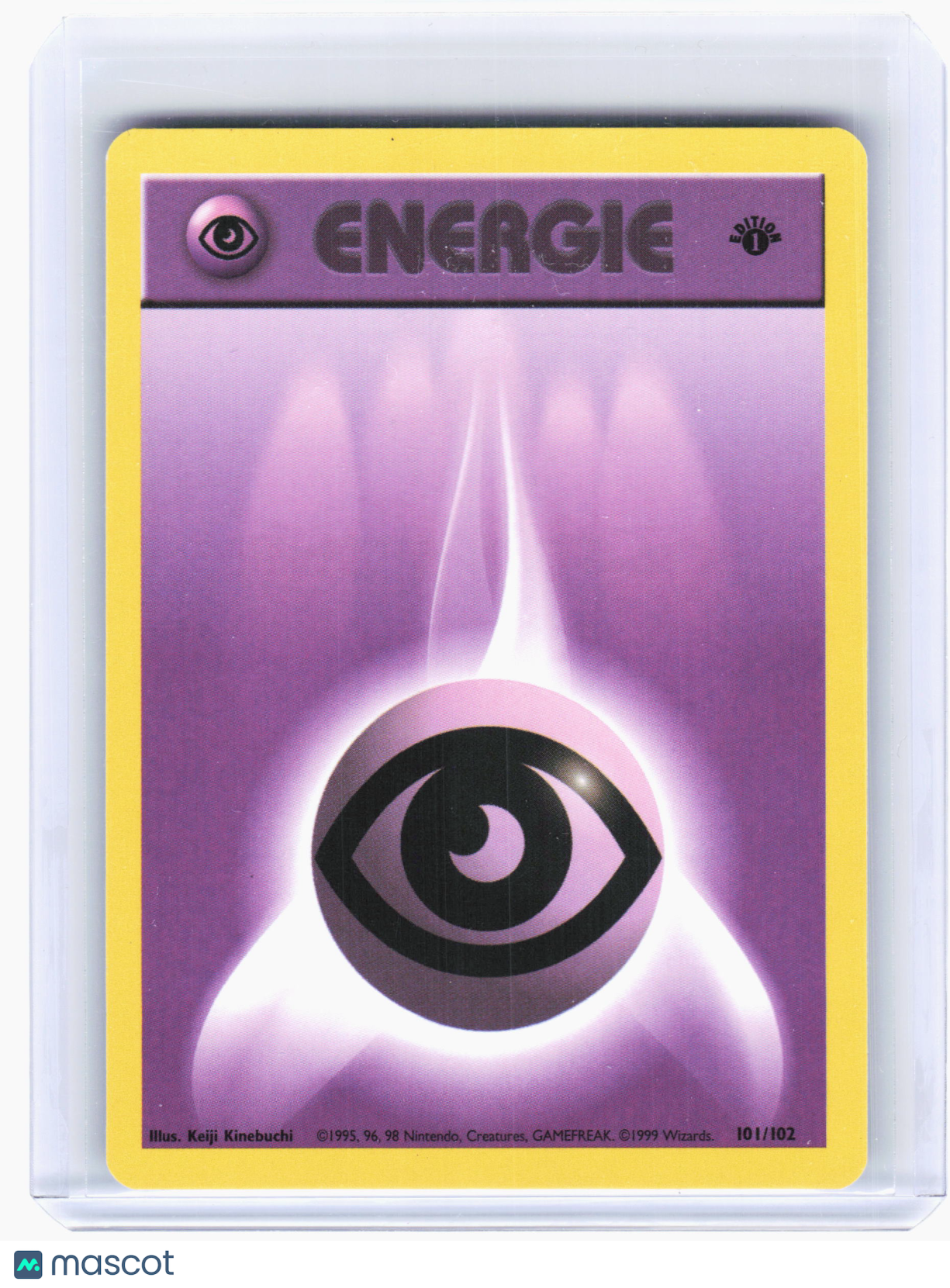 1999 Pokemon—Basic Psychic Energy #101 Base Set— Nonholo French (1st Edition)