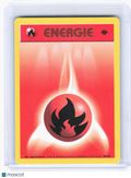 1999 Pokemon—Basic Fire Energy #98 Base Set— Nonholo French (1st Edition)
