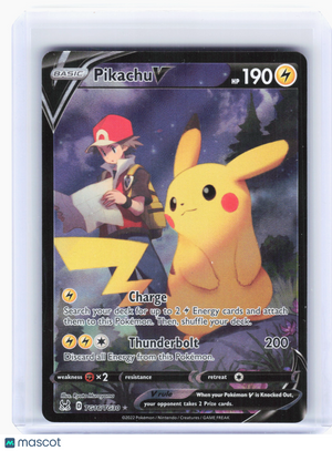 2022 Pokemon—Pikachu V #TG16 Lost Origin Trainer Gallery—Ultra Rare Holo [LP]