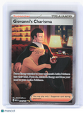 2023 Pokemon—Giovanni's Charisma #204 Scarlet & Violet 151—SIR Holo [LP]