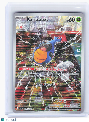 2025 Pokemon—Karrablast #94 Black Bolt—Illustration Rare Holo [Lightly Played]