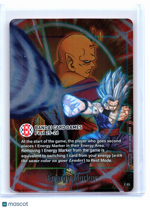 2025 Dragon Ball Super—Energy Marker #E-93 Fusion World Energy Markers—Foil
