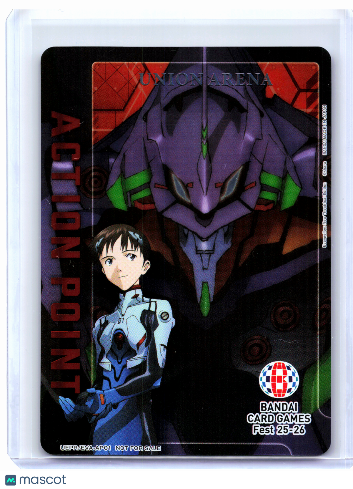 2025 Union Arena—Action Point Card (Evangelion)—(Bandai Card Games Fest 25-26)