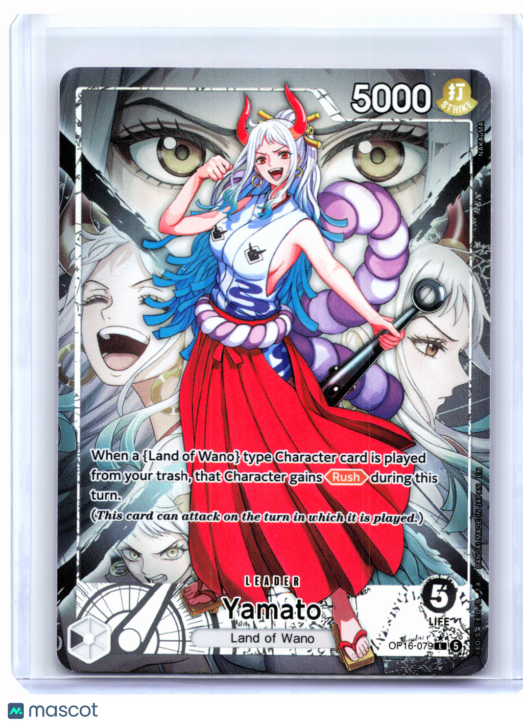 2026 One Piece—Yamato (Alternate Art) #OP16-079 The Time of Battle—Leader Foil