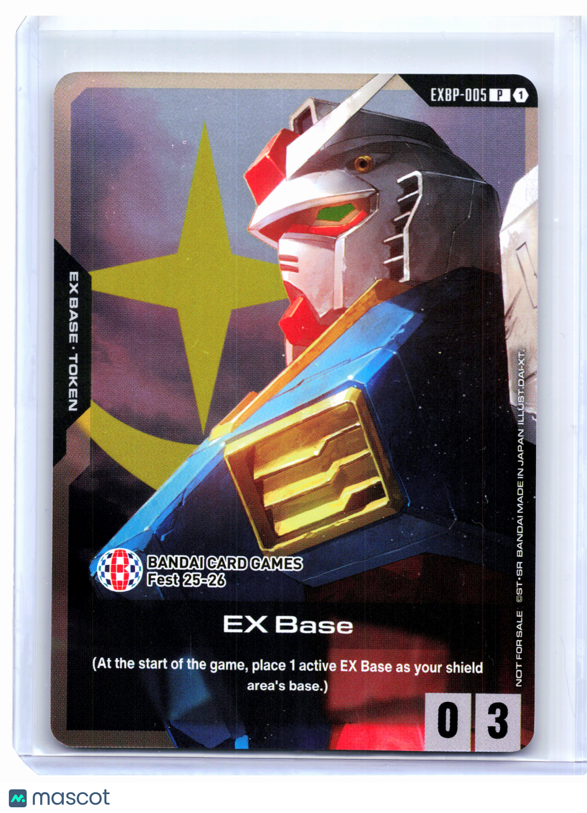 2025 Gundam—EX Base #EXBP-005 EXBP—Promo Foil (Bandai Card Games Fest 25-26)