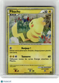 2010 Pokemon—Pikachu Pikachu World Collection— Holo French [MP] (English Back)