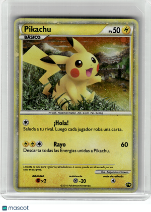 2010 Pokemon—Pikachu Pikachu World Collection—Holo Spanish [MP] (English Back)