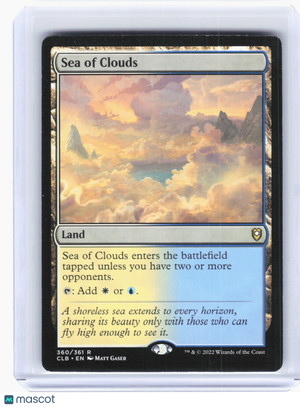 2022 MTG—Sea of Clouds #360 CL: Battle for Baldur's Gate—Rare Non-Foil [MP]