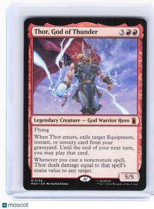 2026 Magic: TG—Thor, God of Thunder #156 Marvel Super Heroes—Mythic Non-Foil