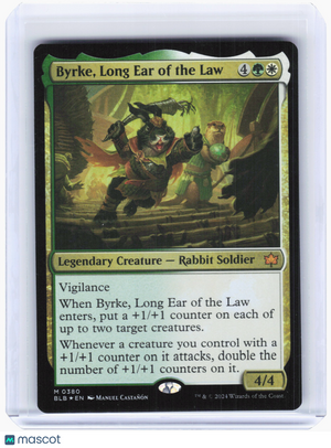 2024 Magic: TG—Byrke, Long Ear of the Law #380 Bloomburrow—Mythic Foil
