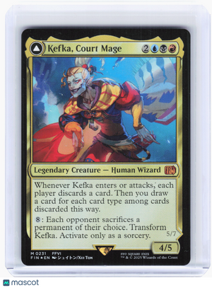 2025 Magic: The Gathering—Kefka, Court Mage #231 Final Fantasy—Mythic Foil